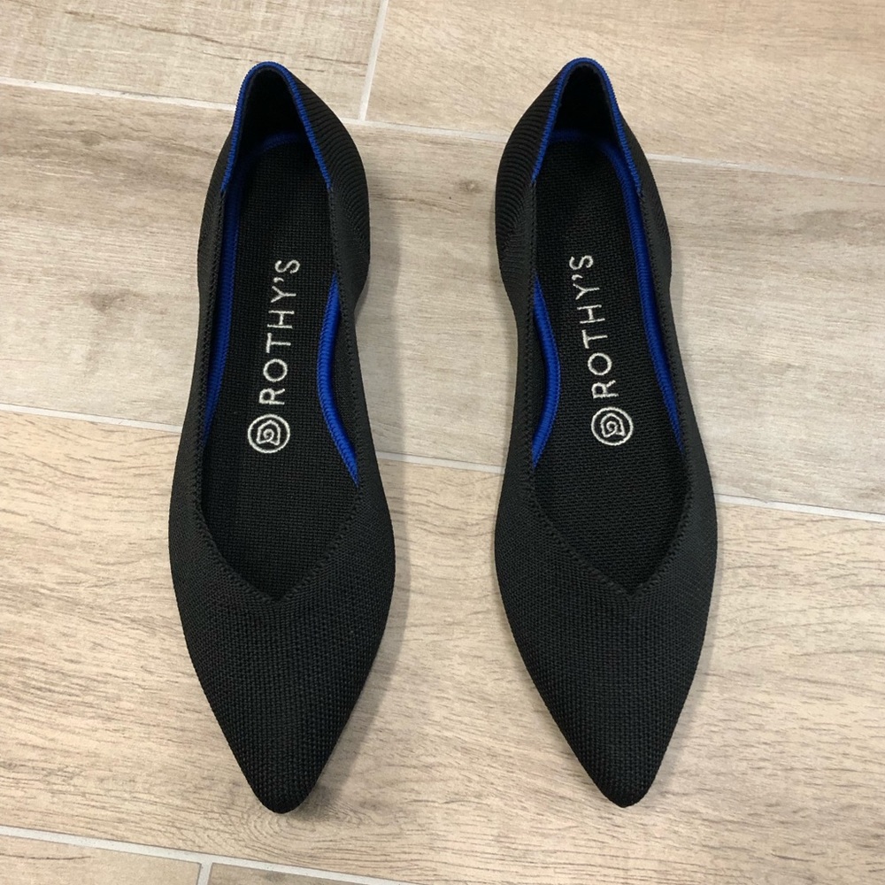 Rothy’s The Point Black Solid 7.5